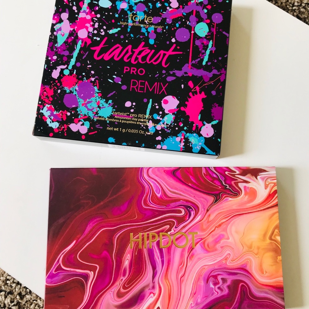 Tarte pro mix and Hipdot eyeshadow palette